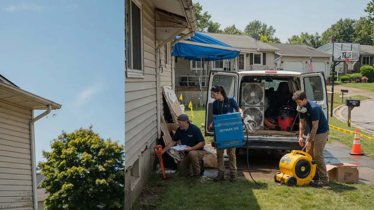 Ceiling Leak Cleanup in Cheltenham, PA near me